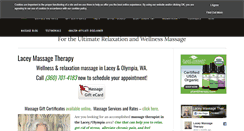 Desktop Screenshot of lacey-massage-therapy.com