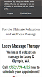 Mobile Screenshot of lacey-massage-therapy.com